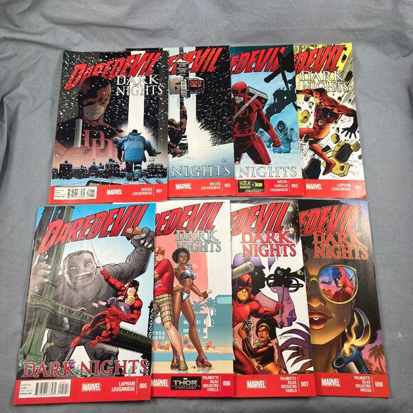 Daredevil Dark Nights Marvel Comics 2013 Lot of 8 Issues #1 to 8 - Picture 1 of 3